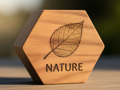 Contenitore in legno con incisione laser